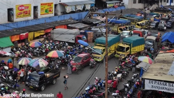 titik parkir resmi di banjarmasin